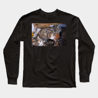 Morocco - Family cat Long Sleeve T-Shirt